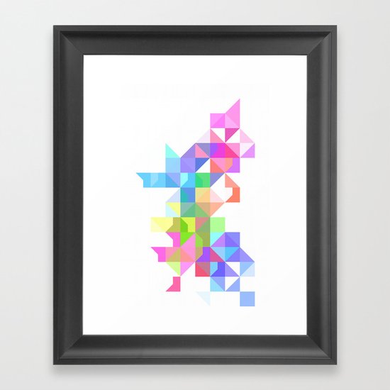Color Love Framed Art Print