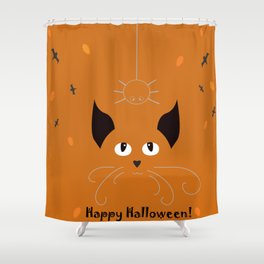 Happy Halloween Shower Curtain