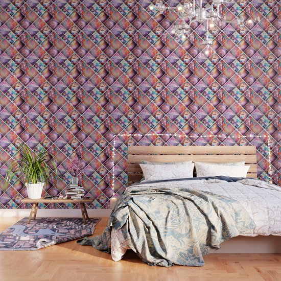 Artistic Collage Wallpaper By Totallypolychromatic Society6