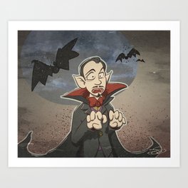 Vampire Fear Art Print