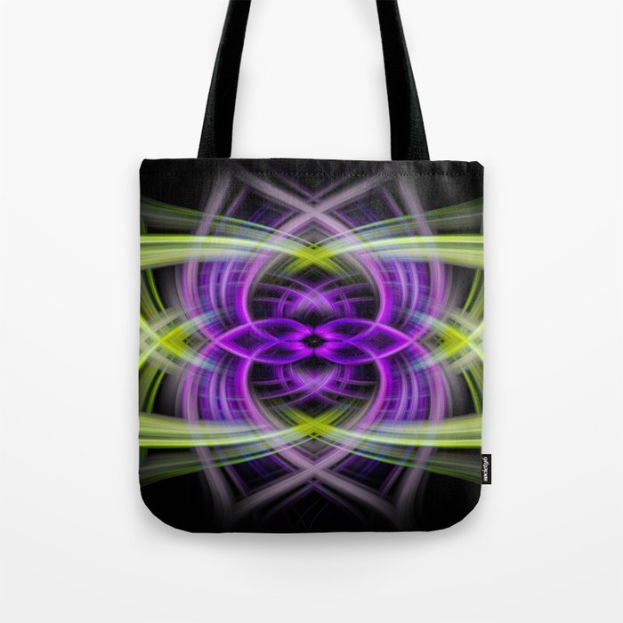 Verdant Spring Tangle Digital Twirl from Photograph Tote Bag