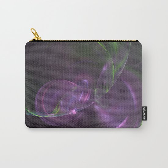 Cosmic Aurora Fractal Carry-All Pouch