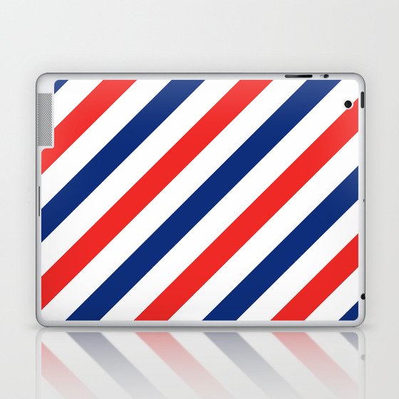 Barber Stripes Laptop & iPad Skin