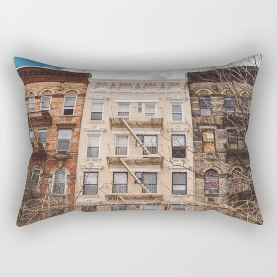 NoLita Architecture Rectangular Pillow