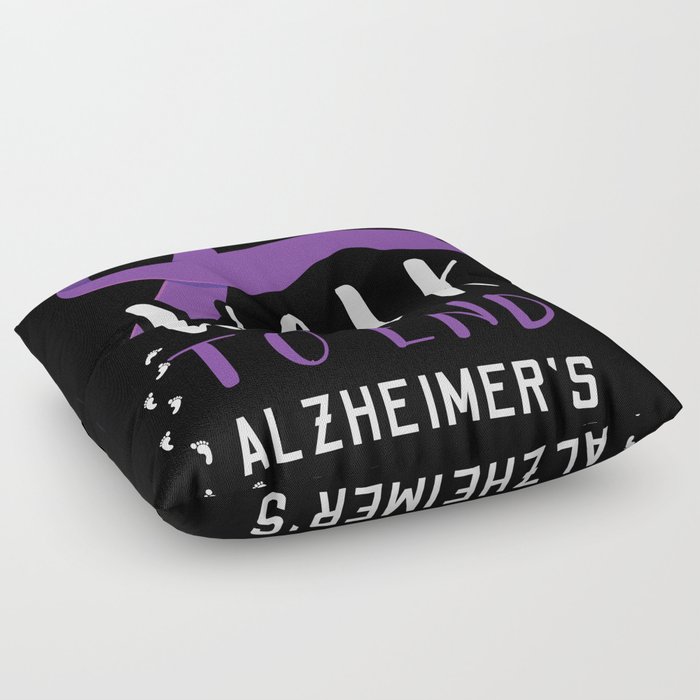Walk To End Alzheimer Alzheimer's Awareness Floor Pillow