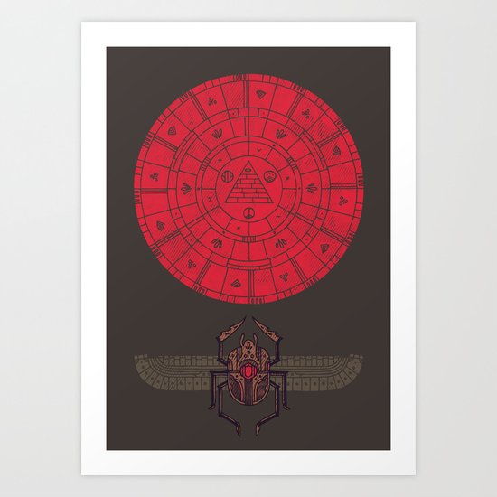 Sacred Sun Art Print