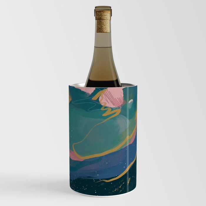 "You Are Worthy" Midnight Background Wine Chiller