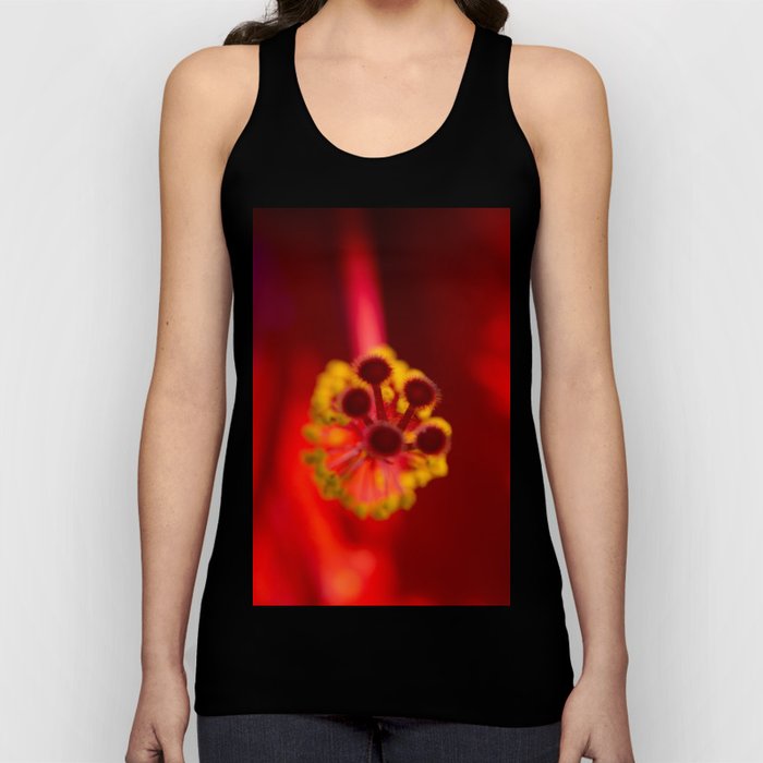 Women's Burning Flower Sleeveless T-Shirt