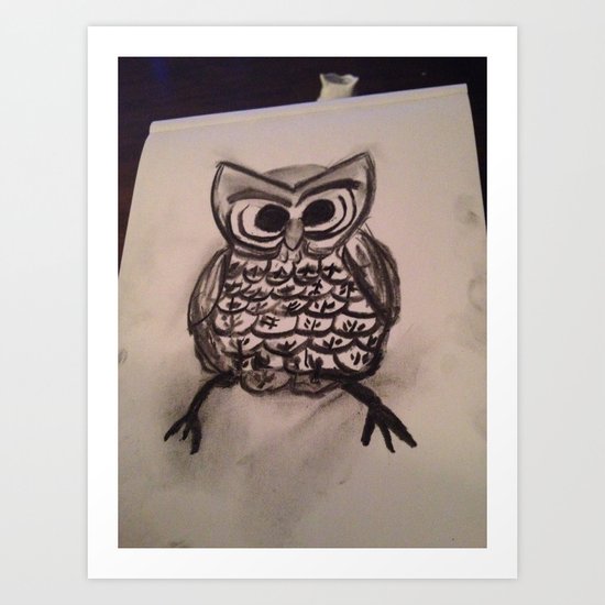Owly Art Print