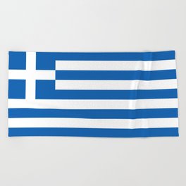 Flag of Greece Greek Beach Towel