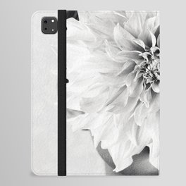 White flower ... iPad Folio Case
