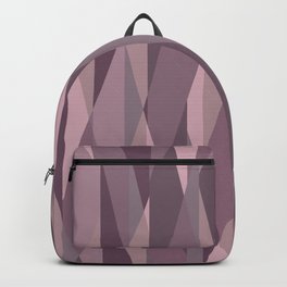 pink pastel geometric Backpack