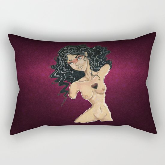 Where is my heart?? Rectangular Pillow