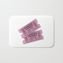 Cinema Tickets Bath Mat | Torn, Graphicdesign, Tickets, Theatre, Leisure, Concept, Entertainment, One, Fun, Coupon 