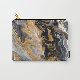 Gold Vein Marble Carry-All Pouch