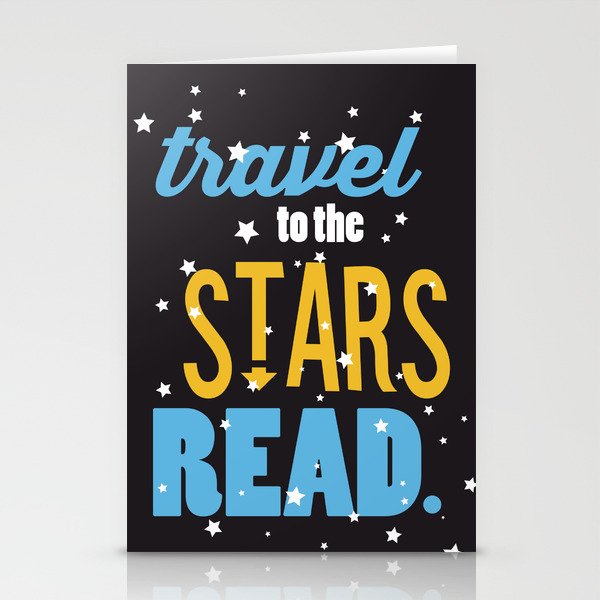 Stars - Just Read Stationery Cards