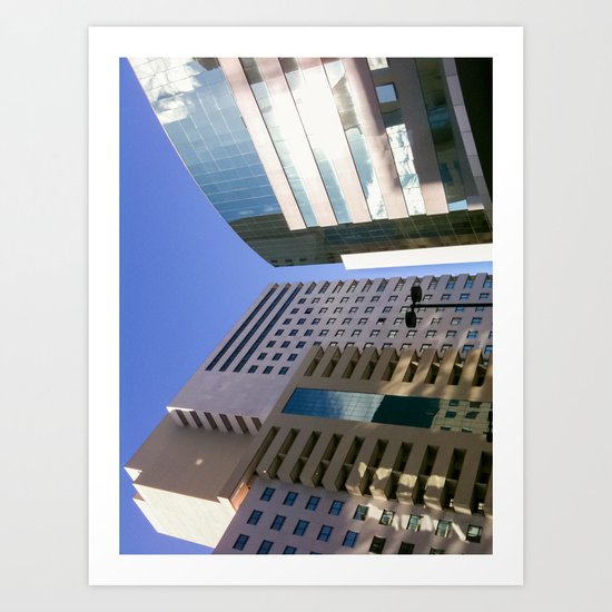 Mirror Building Art Print