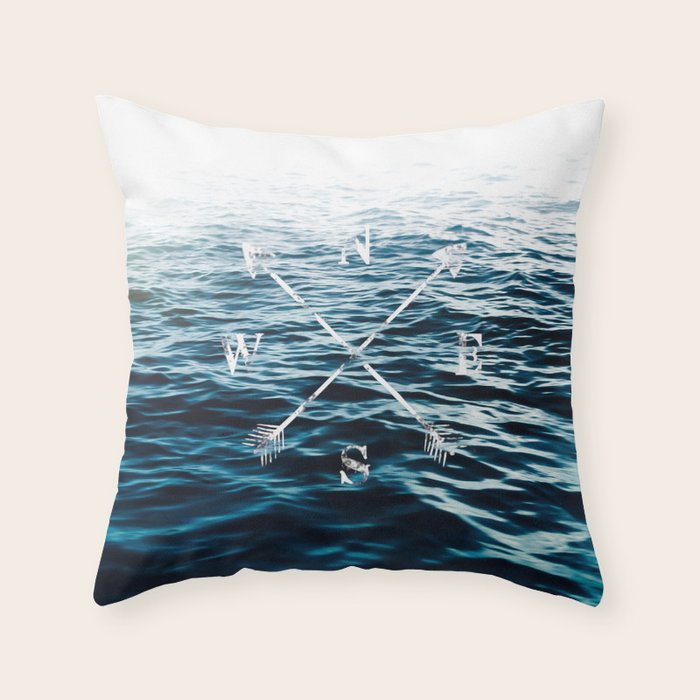 Winds of the Sea Throw Pillow by Nicklas Gustafsson Society6