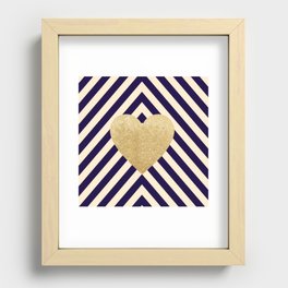 Heart of Gold Recessed Framed Print