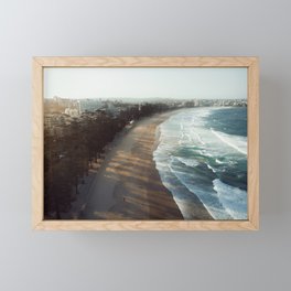 Sydney - Manly coastline Framed Mini Art Print