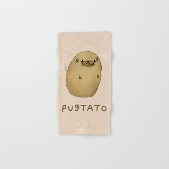 Pugtato Hand & Bath Towel
