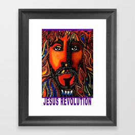  JESUS REVOLUTION Framed Art Print