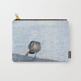 seven is my duck number Carry-All Pouch | Pelliniphotos, Lucknumber, Dutch, Thehague, Denhaag, Seven, Shell, Photo, Lake, Duck 