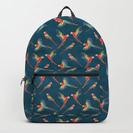 Simple Golden Red Macaws Backpack