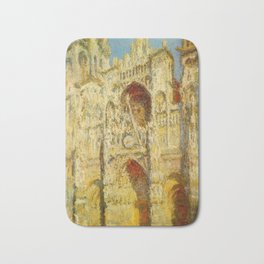 Claude Monet Rouen Cathedral Bath Mat | France, Claudemonet, Monet, Church, French, Cathedral, Faith, Painting, Claude, Christian 