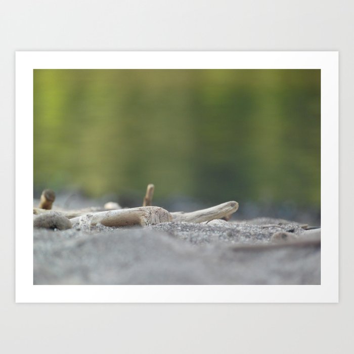 A log. Art Print