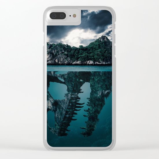 The World Below Clear iPhone Case