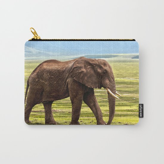 Elephant Safari Carry-All Pouch