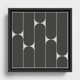 Mid Century Geometric — 7 Framed Canvas