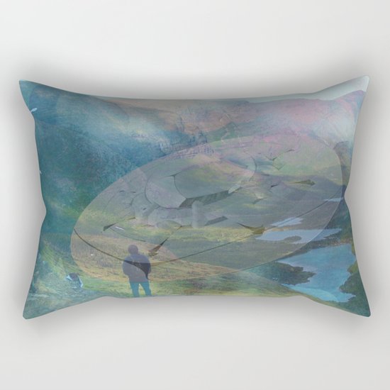 What is Reality? #2, Fun UFO image Rectangular Pillow