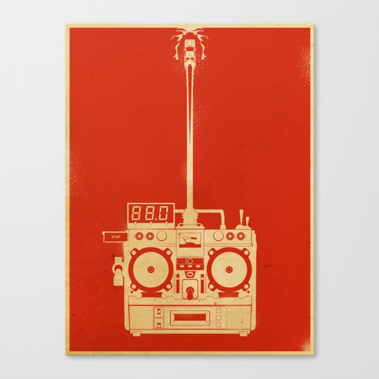 88mph Canvas Print