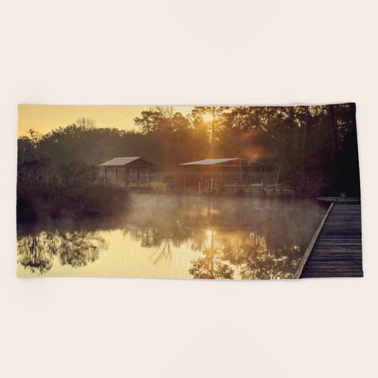 Golden Mist Beach Towel
