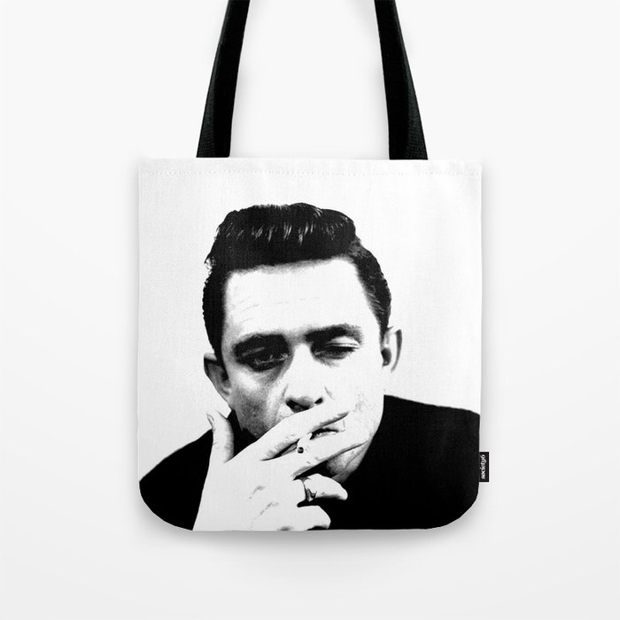 Johnny Cash Tote Bag