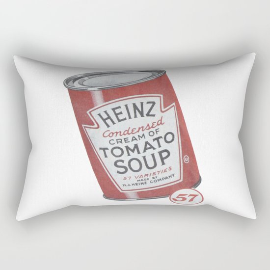 Heinz tomato soup can Rectangular Pillow