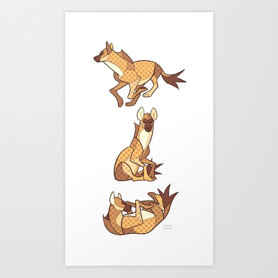 Hyena Art Print