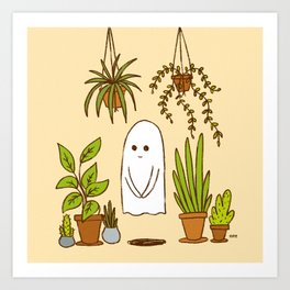 Ghostly Garden Art Print