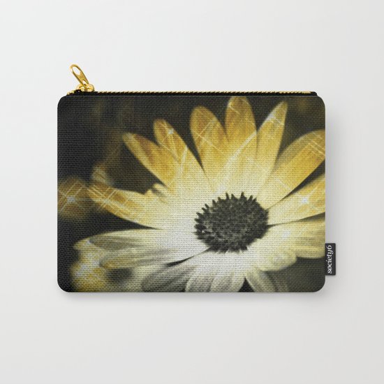 Sparkle Daisies Carry-All Pouch