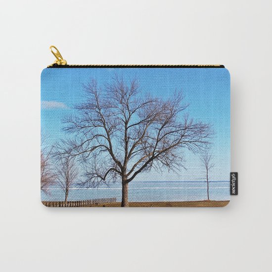 The Tree by the Frozen Lake Carry-All Pouch