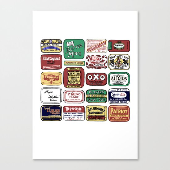 Tins Canvas Print