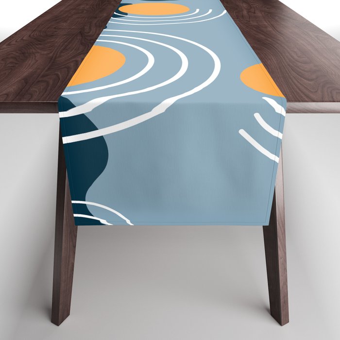 Sun and Waves Table Runner