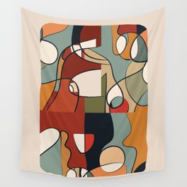 Abstract Line 24 Wall Tapestry