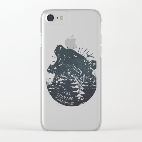 Craving wanderlust II Clear iPhone Case