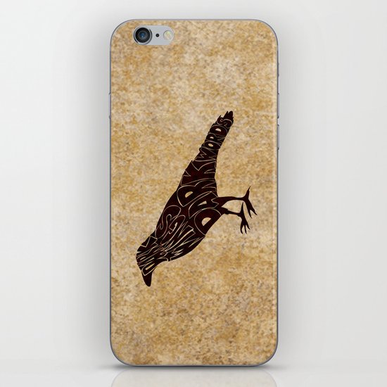 Dark wings iPhone & iPod Skin