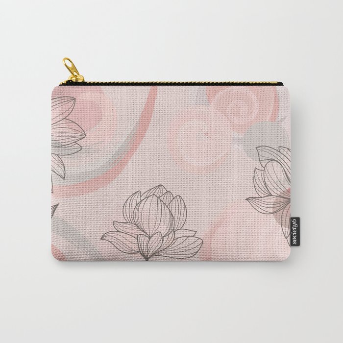 flowers Carry-All Pouch