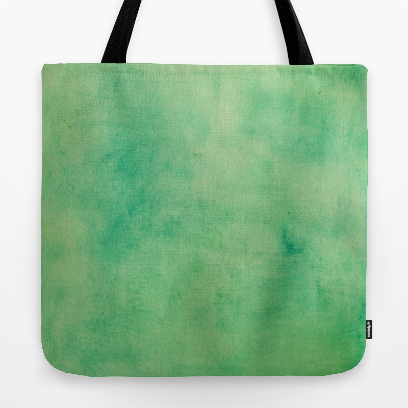 Mint Green Watercolor Background Tote Bag By Camilia Society6