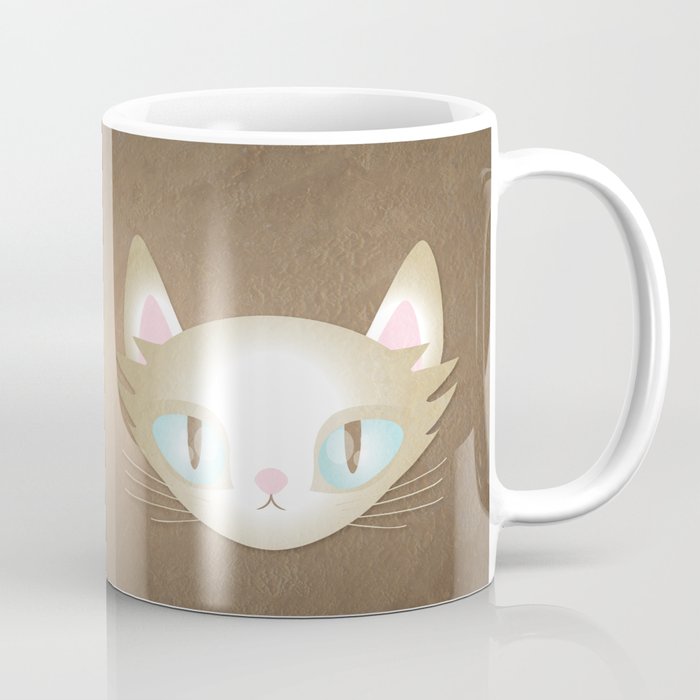 Cute Pale Kitty  Coffee Mug